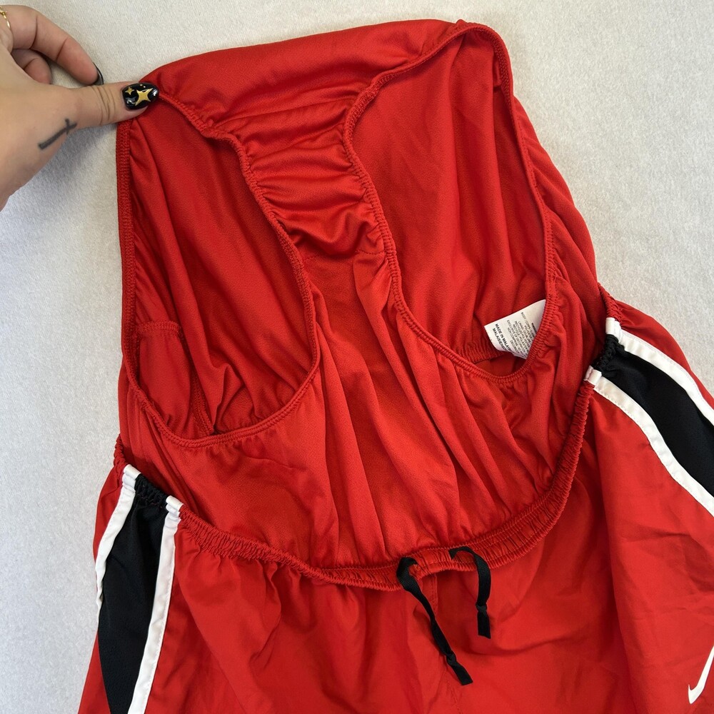 Kansas City Chiefs Shorts Womens Large Red NFL Football Nike Dri Fit Running - Picture 7 of 14